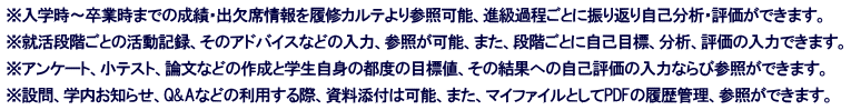 w`Ǝ܂ł̐сEoȏ𗚏CJeQƉ\AiߒƂɐUԂ莩ȕ́E]ł܂B  